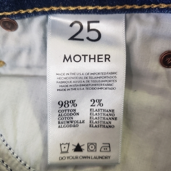 MOTHER The Pony Boy Ankle Fray Cuffed Jeans in Tequila Truth - Picture 12 of 14